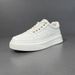 Men's High-End Leather Board Trendy Toe Layer, Cowhide, Men's Small White Shoes, Versatile, Fashionable, Thick Soled_vogvips.com