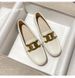 Flat 2025 New Spring Summer Versatile Soft Sole Loafers Platform Slip-On Single Shoes For Women_vogvips.com