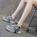 2025 New Thick-Soled Dad For Women, Height Increasing, Internet Celebrity Style, Casual Versatile Fashion Lace-Up_vogvips.com