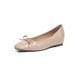 MTX Internet Celebrity French Flat Shallow Mouth Single 2026 New Style Internal Height Increase Soft Sole Bowknot Ballet_vogvips.com