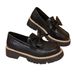 European And American Foreign Trade Retro Large Size Bow Low Top Single Shoes For Women British Style Fashion Round Toe_vogvips.com