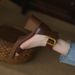 British Style Retro One-Strap Sandals For Women, Mid-Heel, Closed Back, Back Zipper, Open Toe, Summer Highs, Chunky_vogvips.com