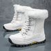 Winter Snow Boots, Couple Sports, Cotton Boots, Large Size With Fleece, Warm Cotton Shoes, Versatile Snow Boots_vogvips.com