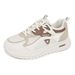 Women's Breathable Mesh Sports Shoes 2026 New Spring/Autumn Model Middle School Students, Lightweight Soft-Soled White_vogvips.com