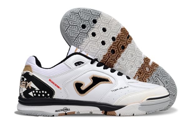 Heel Low With Flat Shock-absorbing Suitable Anti-slip Sole For Indoor Use To Resistant Durable Twisting JOMA IC Football Shoes_vogvips.com