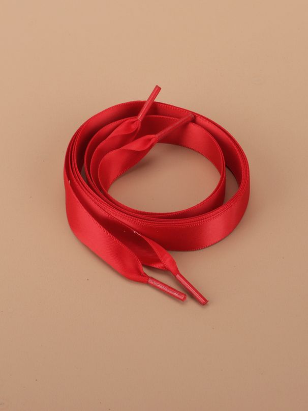 Shoe Accessories faced polyester satin smooth lace silk satin wide flat webbing shoelaces_vogvips.com