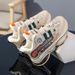 Fleece Sneakers Casual Shoes Warm Thick Sole Men's And Women's Shoes Children's Fashion Shoes_vogvips.com