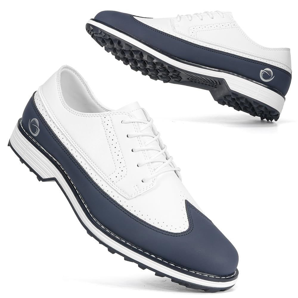 Men's Professional Golf Shoes Spikes Golf Sports Sneakers Male Waterproof Golfing Sneakers Walking Sports Shoes_vogvips.com