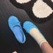 Blue Ballet Single Women Summer 2025 New Silk French Bow Round Head Flat Shoes For Children_vogvips.com