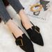 Doudou Spring And 2025 New Four Seasons Boat For Women Pointed Toe Internet Celebrity Single Flat Large Size Autumn_vogvips.com