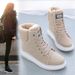 Women's Winter Snow Boots With Faux Fur Lining, Round Toe, Mid-Calf Height, Slip-Resistant Sole For Daily Wear, Casual And Comfortable_vogvips.com