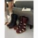 Women Boxing Boots BAHONGLY Martin 2025 Autumn Slim Long Lace-Up British Style Boxing Boots For Women_vogvips.com