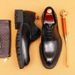 Top layer leather leather men's English platform elevation business dress Oxford men's shoes_vogvips.com