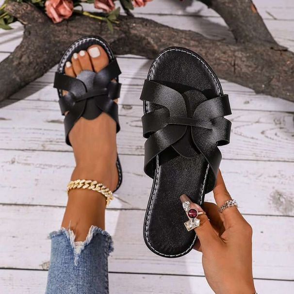 Sandals Women Wedges Summer Slides Slippers Beach Shock Absorption Breathable Sports Work Flexible Leisure Pool Luxury_vogvips.com