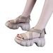 New Chinese Muffin Bottom Wind Thick Sole Heightening Versatile Roman Sandals Women's Cross Belt_vogvips.com