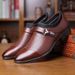 2025 New Spring Breathable Casual Single British Style Pointed Leather Business Formal Large Size Men's Shoes_vogvips.com