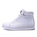 European Warm Series 2025 Sprig Me's Casual High-top Marti Korea Style British Fashio Tredy Leather Boots Versatile Studet Seakers_vogvips.com