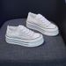 Brand Factory Store Lace Hollowed Out Breathable Fashion Trend Versatile Casual Board Shoes For Women's Shoes_vogvips.com