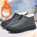 NEW Fleece And Thickened Snow Boots,, Waterproof And Anti-slip, One-foot Warm Cotton Boots_vogvips.com