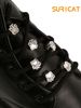 6-piece Gothic Hip Hop Cute Cartoon Bear Paw Double-Sided Decorative Accessories Set, DIY Home Decor And Crafts, Shoe DIY Decoration, Halloween_vogvips.com