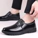 European Warm Series Leather Autumn Winter Fashion Versatile Business Casual Men's Soft Sole Middle-aged Elderly Dad Shoes_vogvips.com