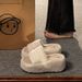 European Style Height-Increasing Thick-Soled Furry For Women, High-End Feel, 2025 New Spring And Autumn Trendy_vogvips.com