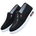Anti Slip Wear-resistant Cow Tendon Sole: Old Beijing Cloth Men's Board Lightweight Breathable Canvas Shoes, Comfortable_vogvips.com