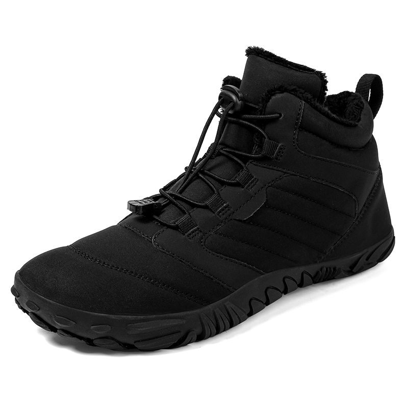 Unisex Warm Winter Boots Cotton Outdoor Sports Shoes Hiking Climbing Skiing Waterproof Warm Footwear Non-Slip Rubber Sole_vogvips.com