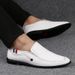 Doudou Shoes Men's Soft-soled Lazy Tide Men's Casual Leather Shoes_vogvips.com