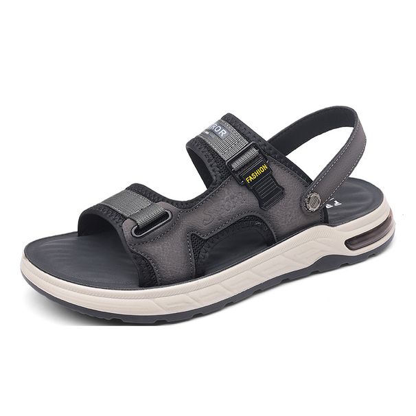 Men’s Shoes Men's Sandals Summer New Style Fashion Thick Bottom Men's Sandals High End Latex Air Cushion Soft Bottom Casual Beach Shoes_vogvips.com