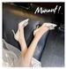 Satin High Heels For Women With White Crystal Rhinestones Plus Size Wedding Dresses Bride_vogvips.com