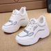 Women's Dad Sneakers Ins Trend 2025 New Spring Internet Celebrity Casual Comfortable Student Platform Sole Leather_vogvips.com