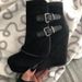 Fashion Women's PU Leather Boots With Chunky Heel & Side Zipper - Round Toe Mid-Calf Boots For Casual Wear (Black, Khaki, Gray)_vogvips.com