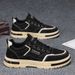 Autumn Waterproof Anti Slip Casual Versatile White Student Board Shoes, Men's Lightweight And Trendy Sports Shoes_vogvips.com