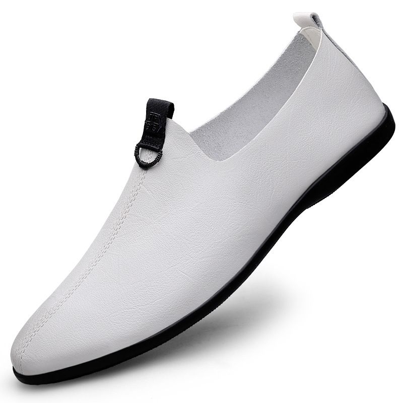 Men's Leather Casual Leather Shoes Men's Doudou Shoes Driving Shoes_vogvips.com