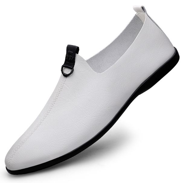 Men's Leather Casual Leather Shoes Men's Doudou Shoes Driving Shoes_vogvips.com