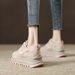 Thick Soled Raised Apricot Colored Dad Female Internet Celebrity Super Hot Forrest Gump Shoes, 2025 Spring New Genuine_vogvips.com