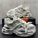 Men's Dad Shoes Chunky Retro Sneakers Street Style Breathable Distressed Thick Sole Height Increasing Casual Athletic Shoes_vogvips.com