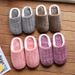 Unisex Fluffy Home Slippers Soft Lightweight Anti Slip Comfortable Indoor Slides For Autumn Winter_vogvips.com