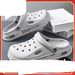 Non Slip Thick Soled Casual Beach Shoes Beach Soft Soled Nurse Men's Hole Shoes_vogvips.com