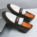 New Fashion Men's British Black Business Casual Loafer Shoes Daily Driving Office Leather Shoes One Foot Pedal Lazy Brown Banquet Dress Wedding Men's_vogvips.com