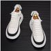 ShoeVault Men's 2025 New Spring And Slip-On Thick-Soled Height Increasing Casual Sports Dad Shoes Trendy Autumn_vogvips.com