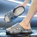 Fashion Men Slides Male Summer Shoes Outside Thick Sole Comfortable Home Men Slippers Outdoor Unisex Massage Shoes Hot Sale_vogvips.com