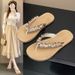 New Women's Flip-Flops Summer Non-Slip Outdoor Sandals Toe Post Clip-On Shoes Student Casual Beach Slippers_vogvips.com