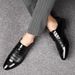 2021 New Leather Large Size Casual Business Dress Shoes, Men's Versatile Wedding Shoes_vogvips.com