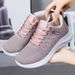 Women's Shoes Fly-woven Breathable Mesh Shoes Soft Sole Comfortable Casual Shoes Single Shoes Shallow Mouth Mother Shoes_vogvips.com