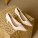 Nude Color Pointy Thick Heel Heel Heel Female Shallow Mouth Soft Leather Match Skirt Not Tired Foot Single Shoe_vogvips.com