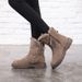 Winter Warm Snow For Women 2024 Autumn British Style Martin Boots Ins Internet Celebrity Side Zipper Fleece Short_vogvips.com