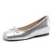 Spring Summer Flats 2026 New Fairy Style Soft Sole Round Toe Height-Increasing Women's Ballet Shoes Comfortable And_vogvips.com