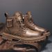 European Warm Series Winter British Style Thin Velvet High-top Leather New Casual Fashion Martin Boots Versatile Workwear Men's Shoes_vogvips.com